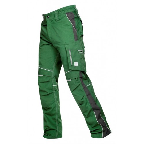Pantaloni de lucru URBAN + verde H6442 in talie